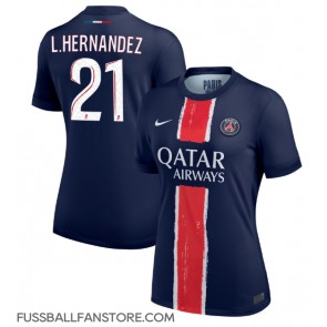 Paris Saint-Germain Lucas Hernandez #21 Replik Heimtrikot Damen 2024-25 Kurzarm